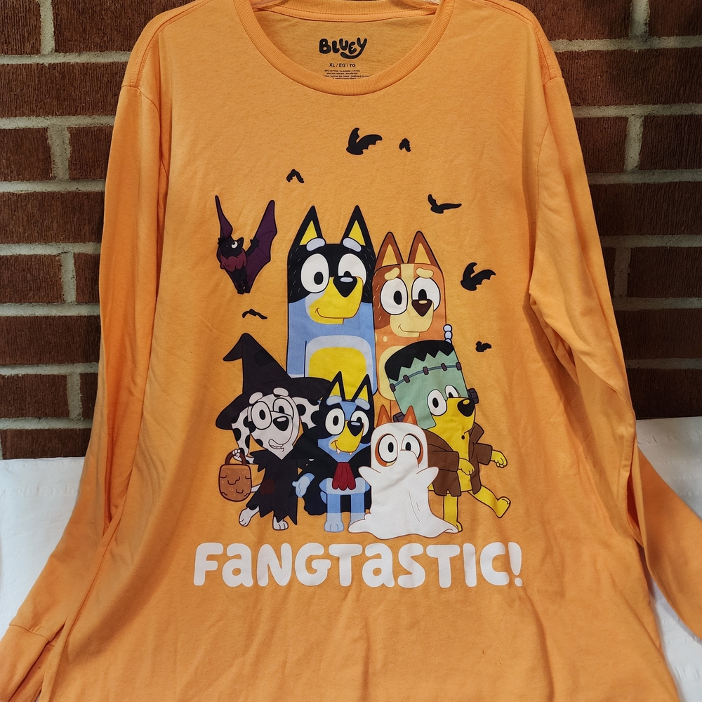 MAD Engine Orange Bluey Long Sleeve Tee